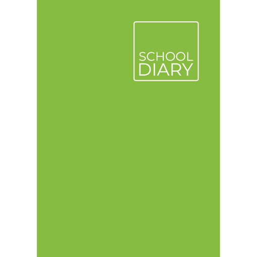 Picture of SCHOLASTIC DIARY HARD SPINE LIME